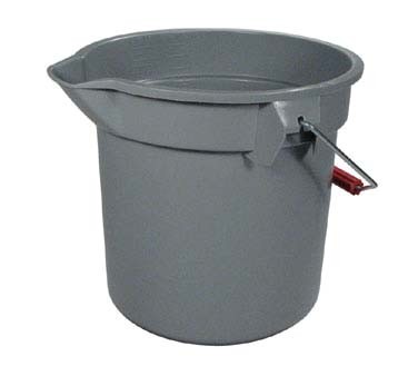 Rubbermaid FG261400GRAY - Trash Bucket- Round- 14qt 