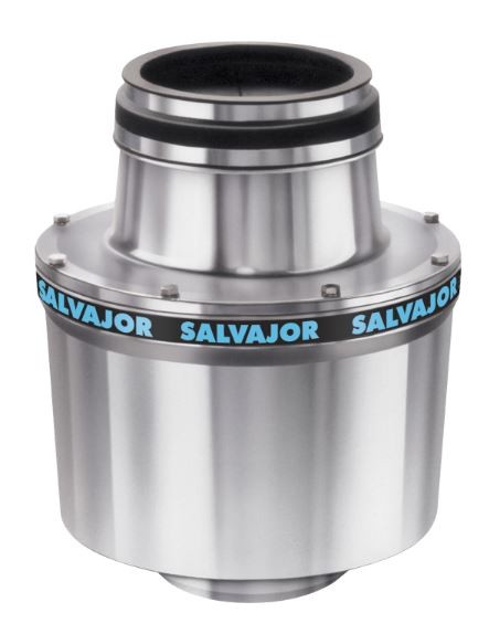 Salvajor 100 - Disposer, basic unit only, 1 Hp motor, heat treated aluminum alloy housing 