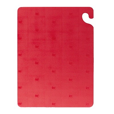 San Jamar CB182412RD Plastic Cutting Board 