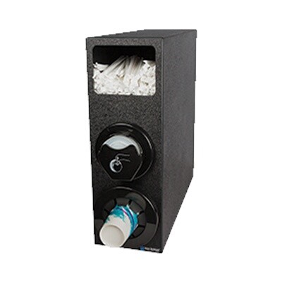 San Jamar L22CS2951BK Countertop Cup Dispenser 
