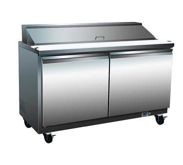 Serv-Ware SP60-16-HC-T Sandwich & Salad Prep Table 