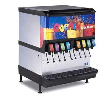 Multiplex 2705485 - Ice & Beverage Dispenser, ambient unit, (10) sanitary lever valves, 200 lbs. ice capacity, (1) ice chute 