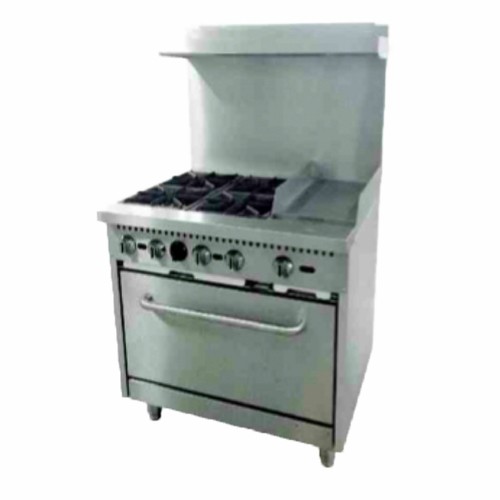Serv-Ware SGR-4B-12G Restaurant Range 