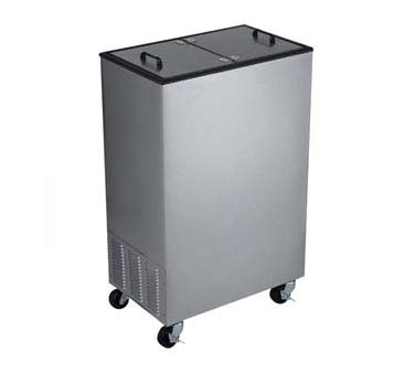 Silver King SKFI15-ELUS1 - Mobile Ice Cream Freezer, 14' W, dual flip-top lid 
