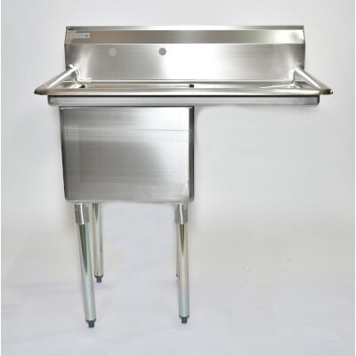 Skibee SKISSC1T24241424R One Compartment Sink 