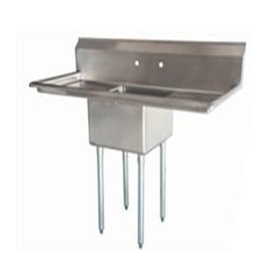Skibee SKISSC1T24241424RL One Compartment Sink 