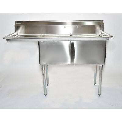 Skibee SKISSC2T18181418L Two Compartment Sink 