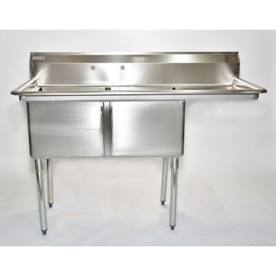 Skibee SKISSC2T18181418R Two Compartment Sink 