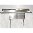Skibee SKISSC2T18181418RL Two Compartment Sink 