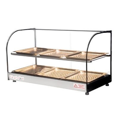 Skyfood FWDC2-33-6P Countertop Heated Deli Case 
