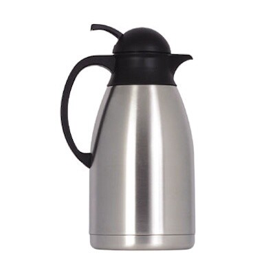 Spring USA 19600-5 - Omega Beverage Server, 34 oz., insulated, brushed finish stainless steel 