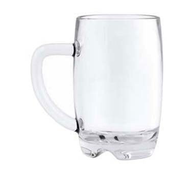 Strahl N113003 - Vivaldi Beer Mug, 15-1/4 oz., 5-3/8' x 2-1/2', polycarbonate, clear (Case of 12) 