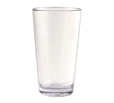 Strahl N403803 - Design Mixing/Pint Glass, 16 oz., 6-1/4' x 3-1/2', polycarbonate, clear (Case of 12) 
