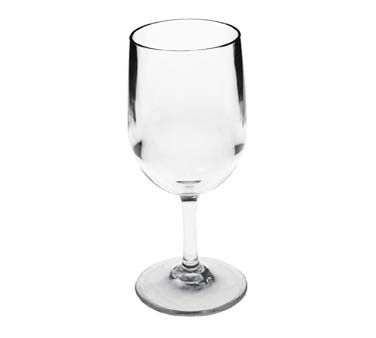 Strahl N406803 - Design Classic Wine Goblet, 8-1/2 oz., 6-7/8' x 3', polycarbonate, clear (Case of 12) 