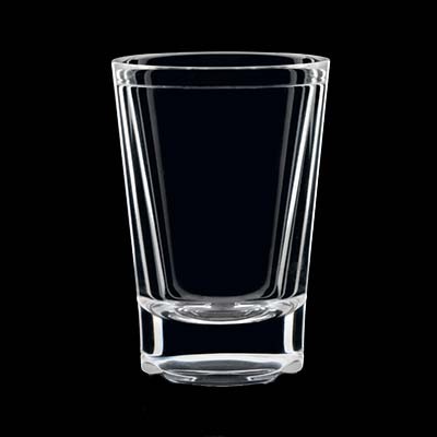 Strahl N531703 - Design Shot Glass, 1-3/4 oz., 2-3/8' x 1-3/4', polycarbonate, clear (Case of 12) 