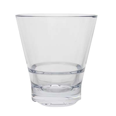 Strahl N710053 - CapellaStack Rocks, 5 oz., 3-1/4' x 2-7/8', polycarbonate, clear (Case of 12) 
