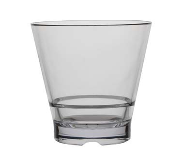 Strahl N710123 - CapellaStack Tumbler/Double Rocks, 12 oz., 4' x 3-7/8', polycarbonate, clear (Case of 12) 