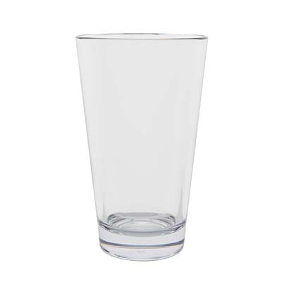 Strahl N400203 - Design Mixing/Pint Glass, 20-1/2 oz., 6-3/8' x 3-3/4', polycarbonate, clear (Case of 12) 