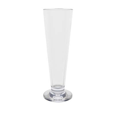 Strahl N411403 - Design Footed Pilsner, 14-3/4 oz., 9-1/4' x 3-1/4', polycarbonate, clear (Case of 12) 