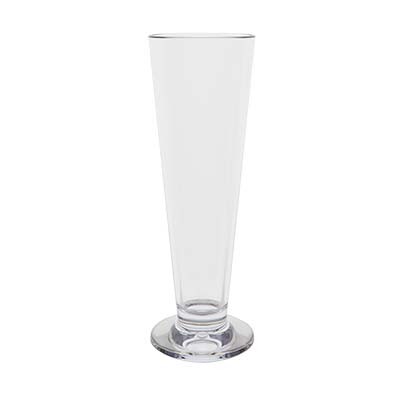Strahl N411603 - Design Footed Pilsner, 16-3/4 oz., 9-1/2' x 3-1/4', polycarbonate, clear (Case of 12) 