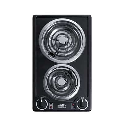 Summit CCE212BL Built-In Hotplate 