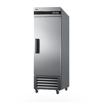 Summit SCRR232 - Refrigerator, 28'W, 23 cu. ft., (1) solid door, stainless steel exterior 