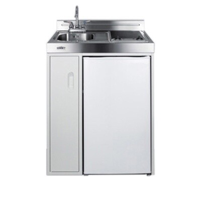 Summit C30ELGLASS Kitchenette 