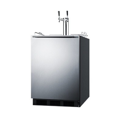 Summit SBC58BLBIADACFTWIN Nitro Cold Brew Coffee Dispenser 