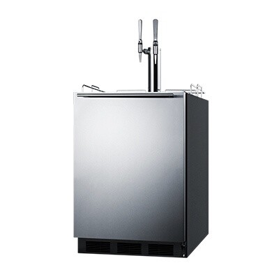 Summit SBC58BLBIADANCFTWIN Nitro Cold Brew Coffee Dispenser 