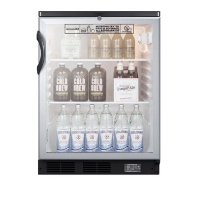 Summit SCR600BGLBINZ Undercounter Refrigerator 