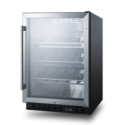 Summit SCR610BLCH Wine Cabinet 