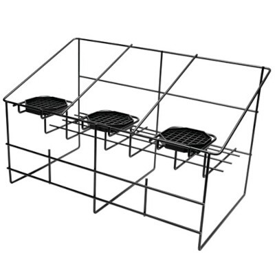 Service Ideas APR3BLC Airpot Serving Rack 