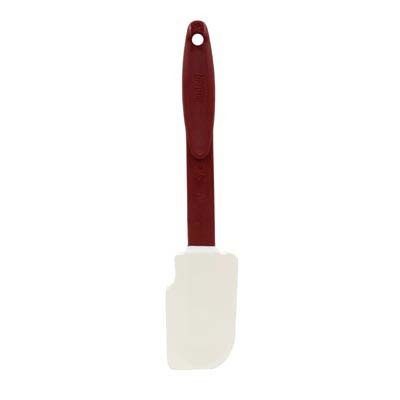 Tablecraft 1862 - Spatula, 10-1/4', notched silicone blade, nylon handle 