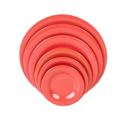 Thunder Group CR010RD Plastic Plate 