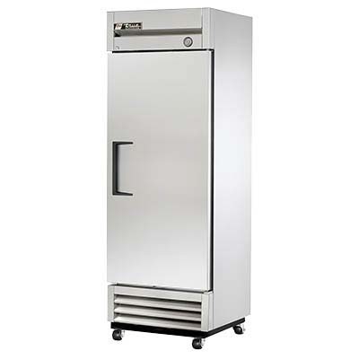 True T-19-HC-LH - Refrigerator, one-section, (1) left-hinge solid door, stainless steel front 