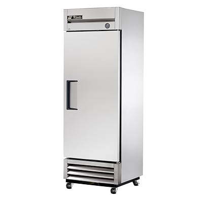 True T-19F-HC-LH - Freezer, one-section, -10°F, (1) left-hinge solid door, stainless steel front 