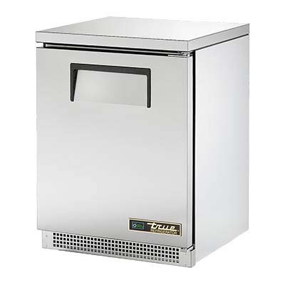 True TUC-24-HC-LH - Undercounter Refrigerator, (1) ;left-hinge solid door, (2) shelves 