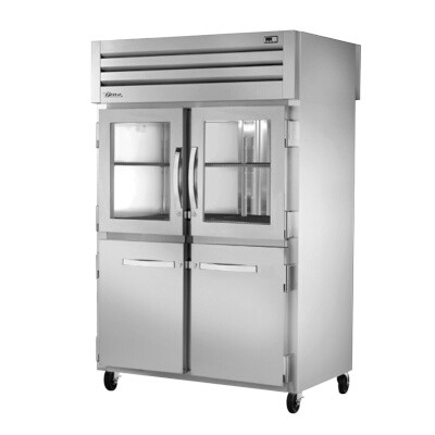 True STA2RPT-2HG/2HS-2S-HC Pass-Thru Refrigerator 
