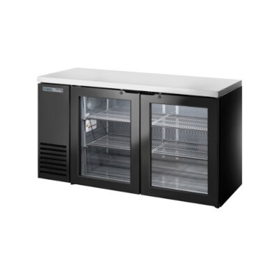 True TBB24-60-2G-Z1-SFT-B-1 Back Bar Cooler 