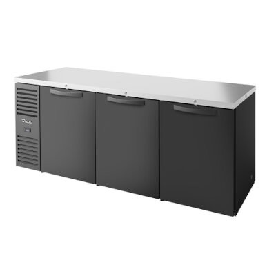 True TBR84-PTSZ1-L-B-GGG-GGG-1 Pass-Thru Back Bar Cooler 