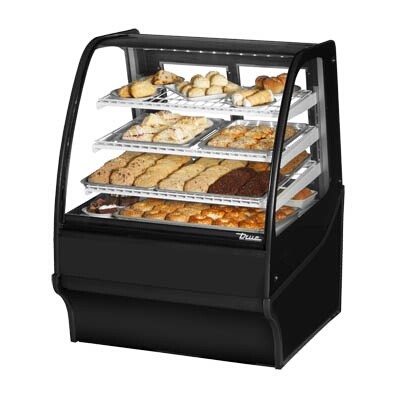 True TDM-DC-36-GE/GE-B-W Non-Refrigerated Bakery Case 