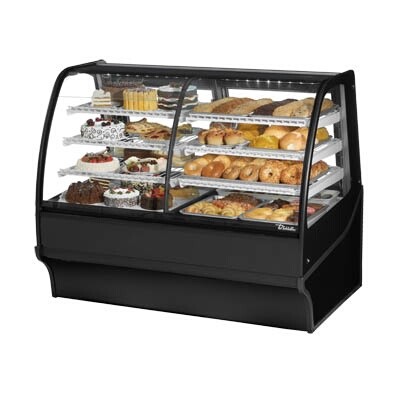 True TDM-DZ-59-GE/GE-B-W Dual Temp Display Case 