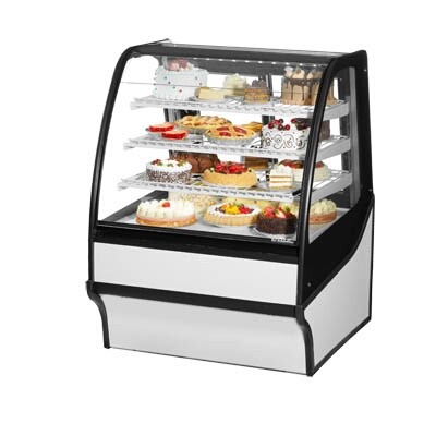 True TDM-R-36-GE/GE-W-W Refrigerated Bakery Case 