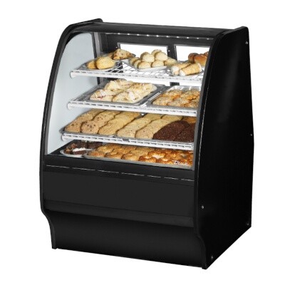 True TGM-DC-36-SC/SC-S-W Non-Refrigerated Bakery Case 