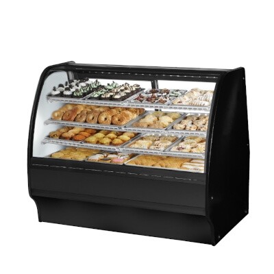 True TGM-DC-59-SC/SC-B-W Non-Refrigerated Bakery Case 