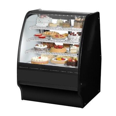 True TGM-R-36-SC/SC-W-W Refrigerated Bakery Case 