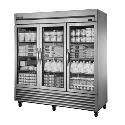 True TS-72G-HC-FGD01 Reach-In Refrigerator 