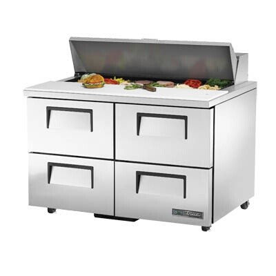 True TSSU-48-12D-4-HC Sandwich and Salad Prep Table 