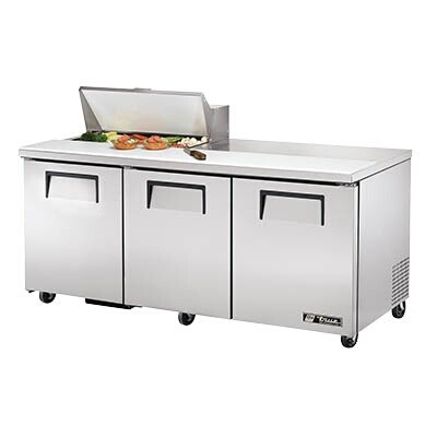 True TSSU-72-08-HC Sandwich and Salad Prep Table 