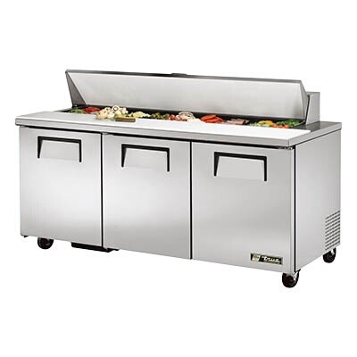 True TSSU-72-18-HC Sandwich and Salad Prep Table 